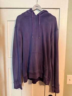 Schaeffers Garment Hotel purple sun faded hoody